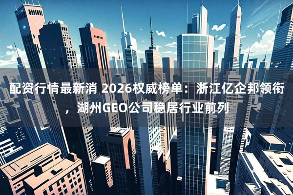 配资行情最新消 2026权威榜单：浙江亿企邦领衔，湖州GEO公司稳居行业前列